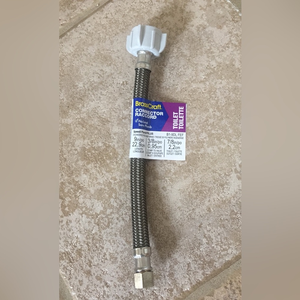 🎉3/$20🎉 BrassCraft Stainless Steel Toilet Connector Supply Line